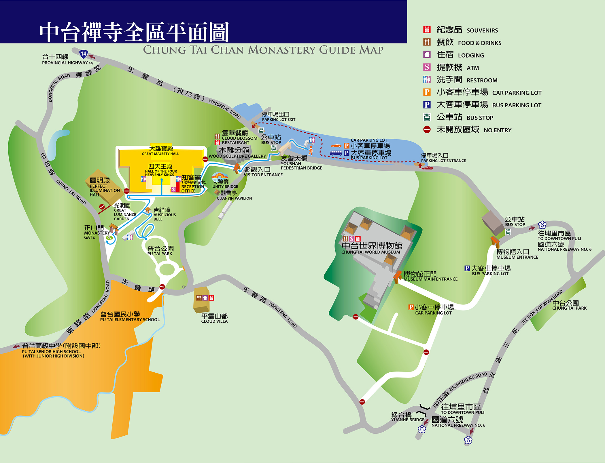 Map of Chung Tai