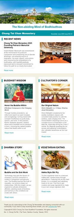 Chung Tai Newsletter
