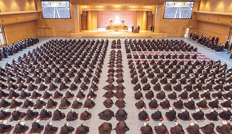 中台禅寺一百一十二年度结夏安居受筹法会